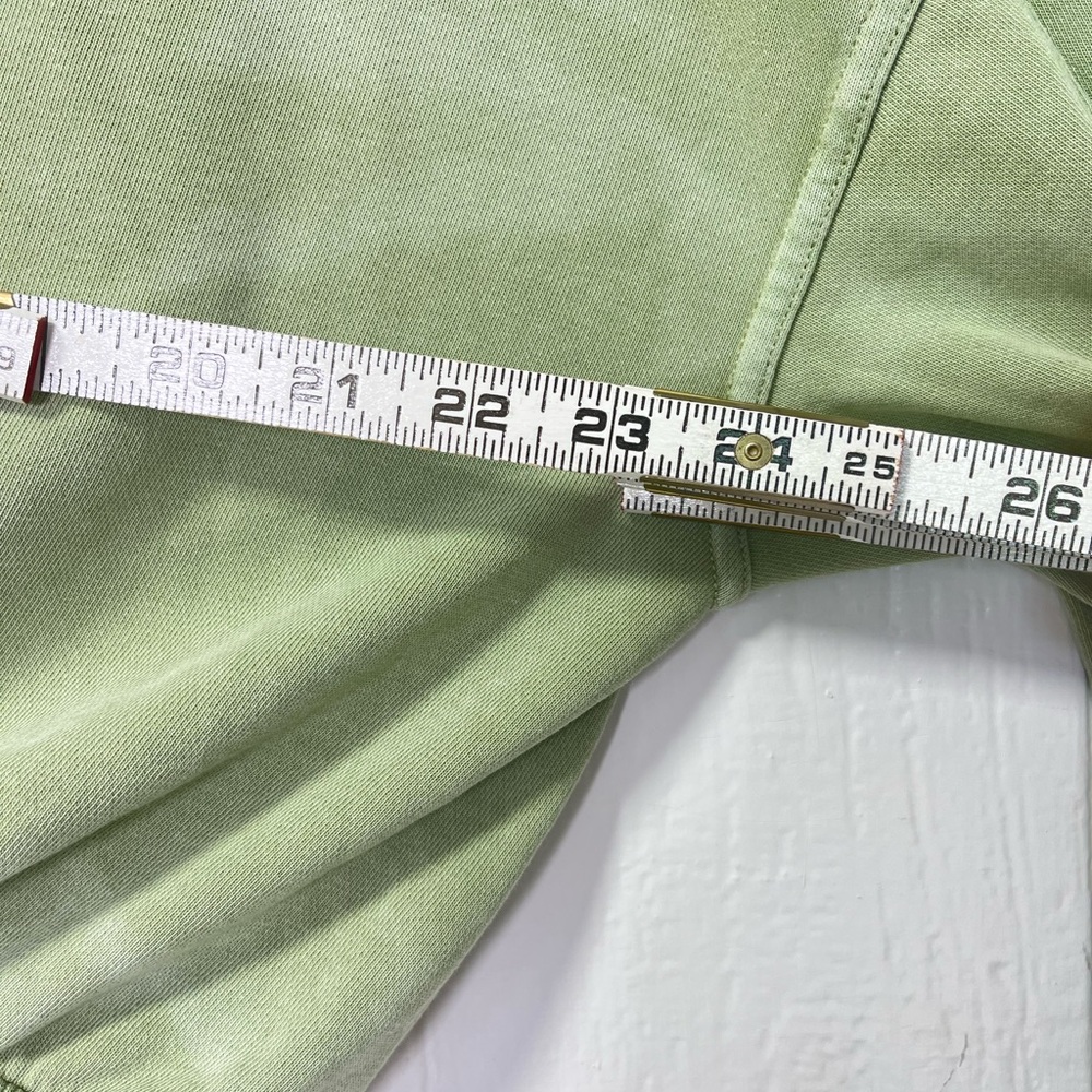 Daily Practice By Anthropologie Green cropped relaxed fit snap front shacket L - Picture 6 of 9